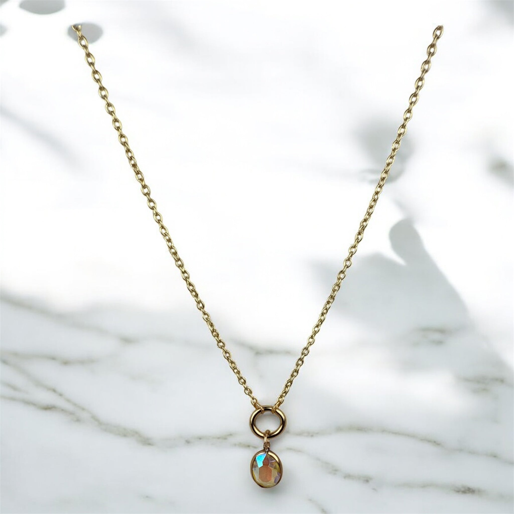 Golden Prism Necklace