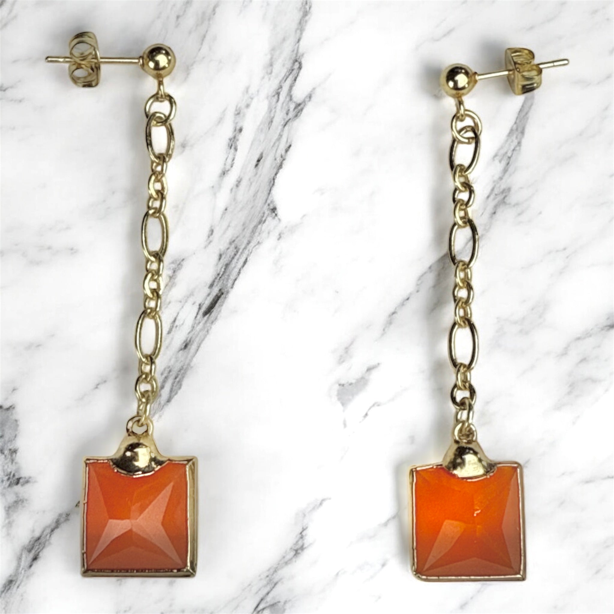 Fires Of Creation Earrings (Carnelian)