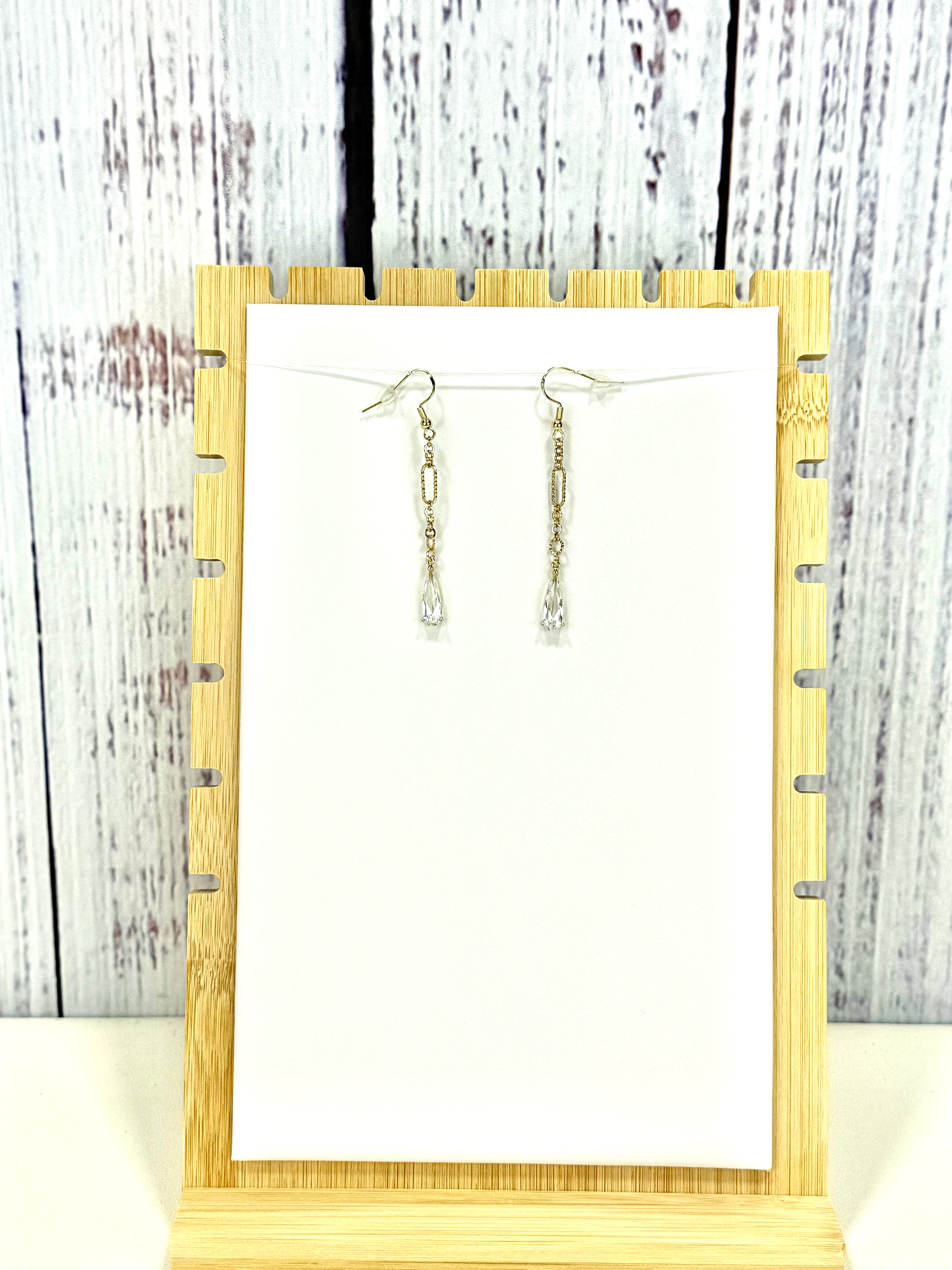 CZ pendant Dangle Earrings