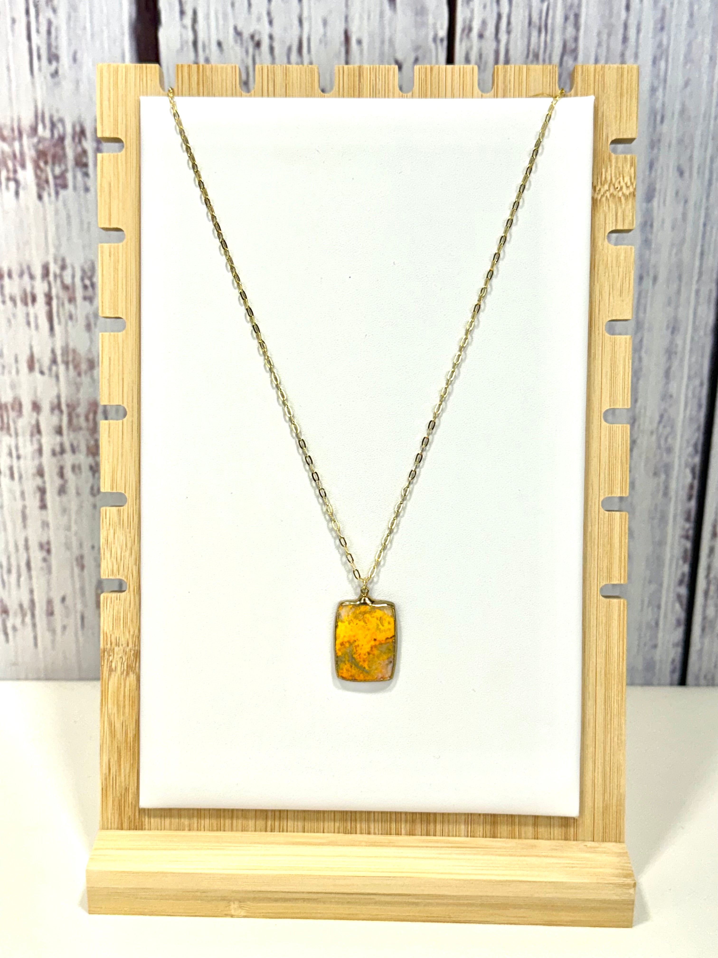 Bumblebee Jasper Necklace