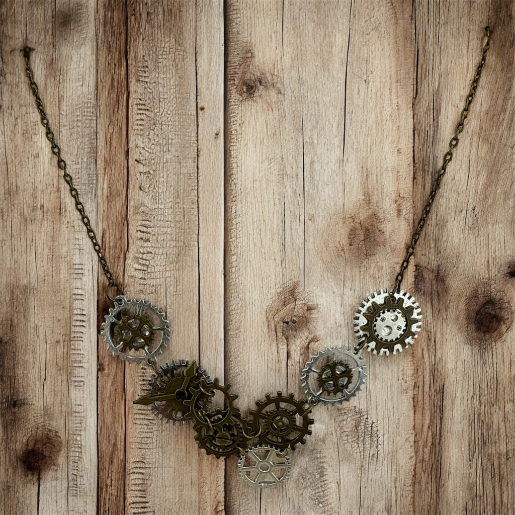 Steampunk Clockwork Dreams Necklace